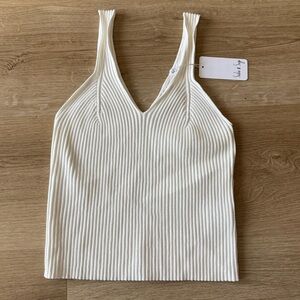 Sadie And Sage NWT Maddie Ribbed Knit Tank